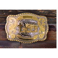 CROSS PRAYING FAITH ANIMAL LONG HUGE RODEO BIG COWBOY WESTERN SHINE BELT BUCKLE
