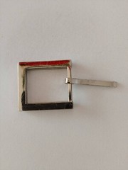 Classic Silver Belt Buckle 4 x 3.5 cm ,Used, Great for Belt Making or Collection