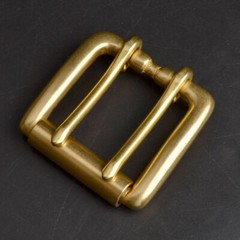 2x Square Double Pin Roller Belt Buckle Replacement Heavy Duty For 4cm