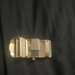 Marghi and Vaso Millan Men&rsquo;s Italian Belt Buckle 1.5&Prime; Gold/Silver/Black