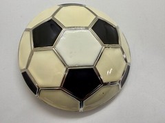 Soccer Foot Ball Large Figural Black & White Ultimate Sport Fan Gift Belt Buckle