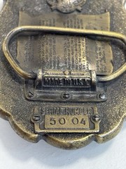 Vintage Canadian Goose  » Great American  » Brass/Fabric Belt Buckle # 5004