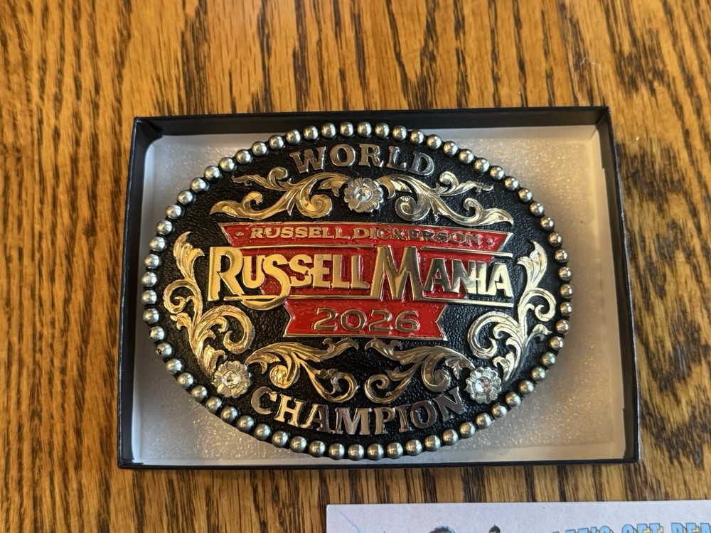 Russellmania 2026 Russell Dickerson Belt Buckle