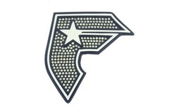 Rock Rebel Silver Famous Star & Strapes Belt Buckle Silver Gold Bling men women