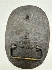 Vintage Kawasaki Solid Brass Belt buckle