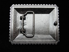 QL15165 REALLY COOL **MULTI-COLOR CRYSTAL** FASHION SILVERTONE BELT BUCKLE