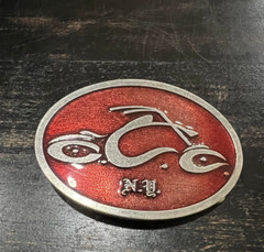 Orange County Chopper Belt Buckle – Officially Licensed – Red Color – Brand New