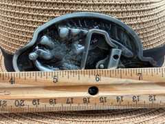 Antiqued Silver LIVE to RIDE, RIDE to Live Eagle Belt Buckle