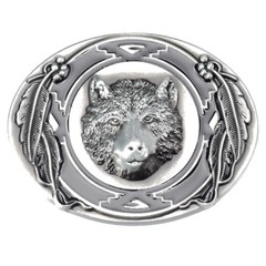 Men&rsquo;s Women&rsquo;s Belt Buckle in Bear Head (HBR-01)