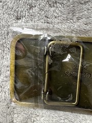 « Freedom Is Not Free » Brass Belt Buckle Eagle Stars 2014 Sponsor USA New