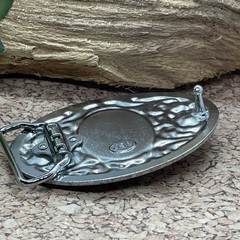 Tiger Eye Stone Silver Western Southwest men women unisex Belt Buckle VALENTINES
