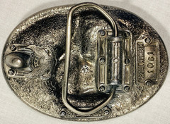 Vintage HOCKEY 1982 THE GREAT AMERICAN BUCKLE Metal w/Color #1061 CLEAN! NICE!!