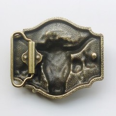 Bull Head Alloy Belt Buckle Western Style Belt Buckle