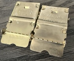 2 Brass Belt Buckles Vintage US Military Solid Brass Web Belt Buckle Made In USA