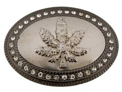 Reggae Rasta Belt Buckle Men Women Fashion Musician Silver Metal Lion of Judah