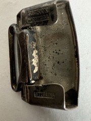 Vintage HICKOK Sterling Art Deco BELT BUCKLE / « K » 3D Monogram