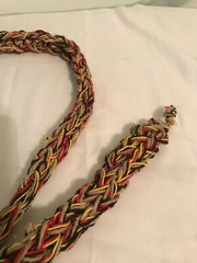 Triple Skull Belt Buckle Rasta 100% Natural Hemp Cord Braided Hemp Twine 50&Prime;