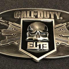 CALL OF DUTY MW3 Modern Warfare Elite Black Ops II Skull CoD Game Belt Buckle