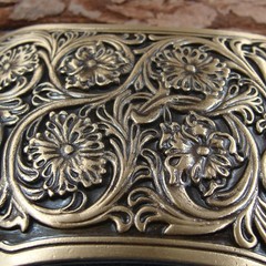Heavy duty Solid Brass Belt Buckles For 1.5&Prime; Plate Pin western Buckle Z167