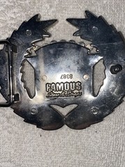 Vintage Cadillac Emblem Flag Large Belt Buckle by Famous Stars and Straps