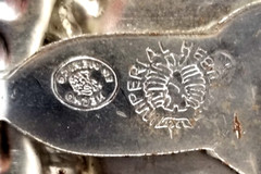 VTG 1970s Imperial Hebillas Belt Buckle Hencho Mexico w American Eagle Patriotic