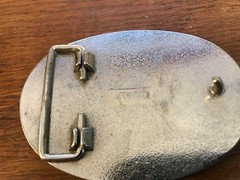 Vintage Avon Horse Saddle Unisex Metal Belt Buckle 2 1/4&Prime; X 3&Prime;