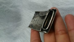 Very nice vintage Mexico sterling 925 2 tones buckle