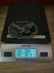 Bald Eagle Motorcycle Belt Buckle Cowboy Rodeo Collector Americana Patriot GIFT