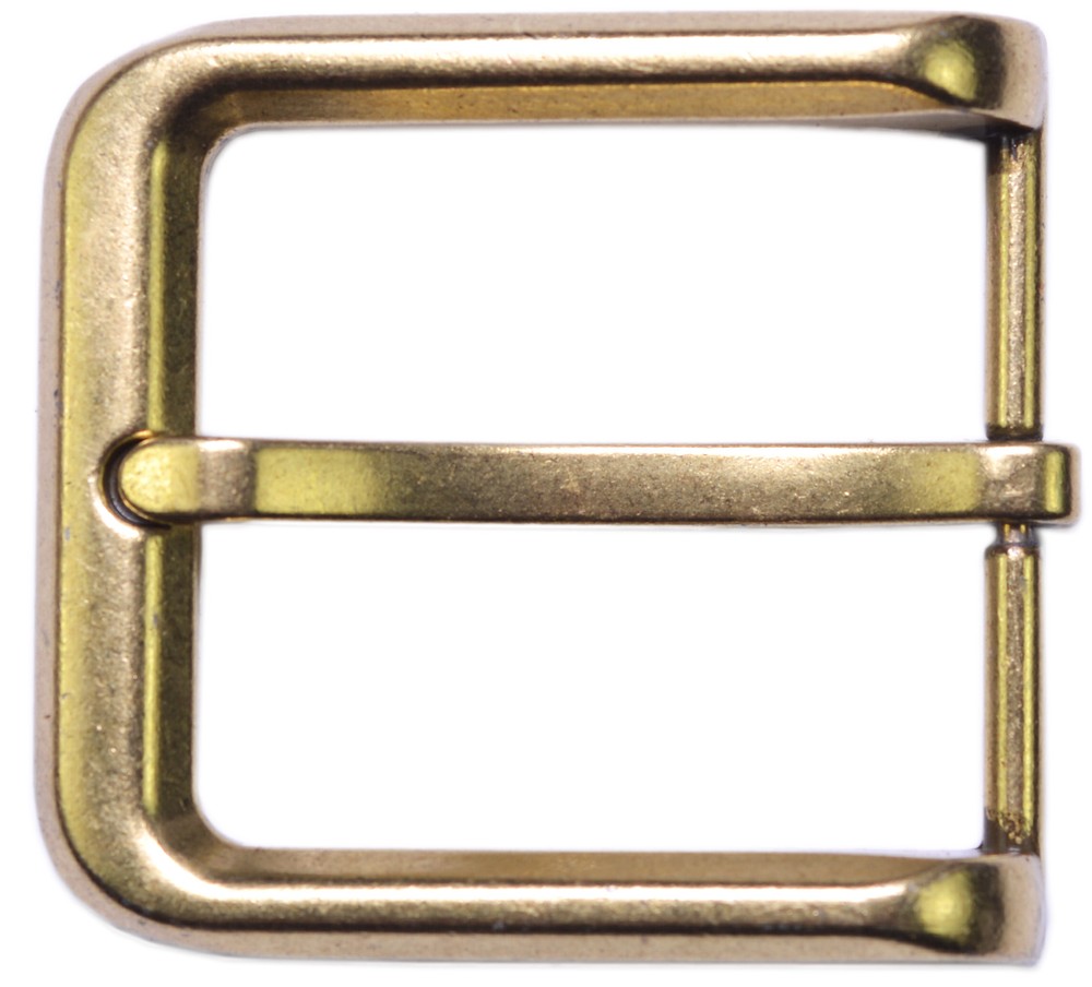 Men&rsquo;s Zinc Pin Belt Buckle in Bronze Polished Finish Fits 1-1/2&Prime; Belts