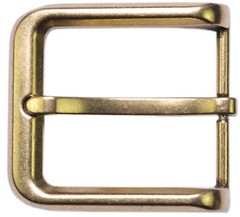 Men&rsquo;s Zinc Pin Belt Buckle in Bronze Polished Finish Fits 1-1/2&Prime; Belts