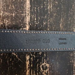 Great American Buckle Co. Pure Pewter Rock Star Belt 2001 Buckle Leather 38 – 40