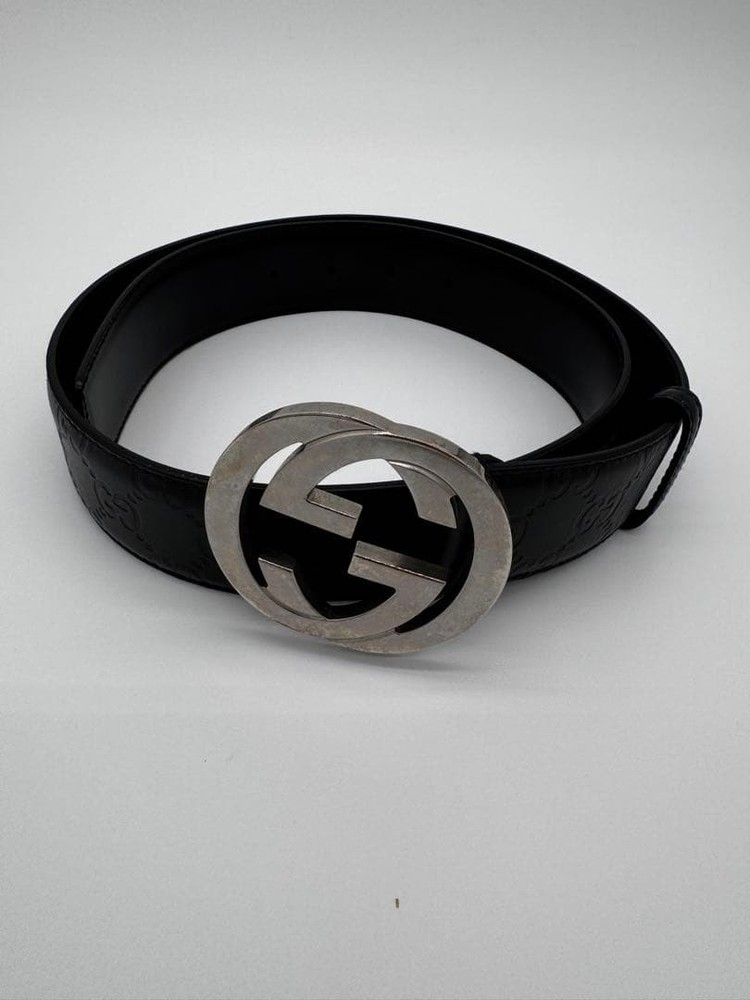 GUCCI Pre-Owned Black Belt 94Cm