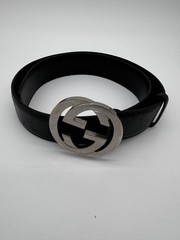 GUCCI Pre-Owned Black Belt 94Cm