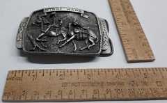 FIRST BANK – HAVRE, MONTANA – #d – belt BUCKLE – listing #7265