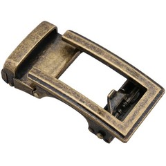 Men Alloy Automatic Buckle Casual Ratchet Belt Buckle for 3.3-3.5cm Wide belt