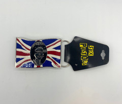 The Sex Pistols GOD SAVE THE QUEEN Union Jack Bravado Belt Buckle Metal New Punk
