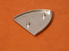 38mm Western stainless Single Prong End Bar Leathercraft Belt Buckle 3 Pcs Set