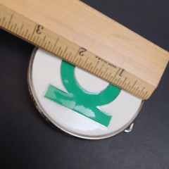 DC Comics Green Lantern Belt Buckle Silver White Green