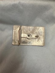 Vintage Chambers Western Covered Wagon Belt Buckle