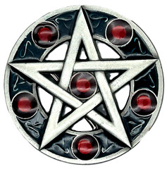 Vintage Celtic Star Circle Totem Round Belt Buckle New
