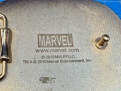 IRON MAN Full metal cosplay or just wear – 2010 Marvel Comics Belt Buckle
