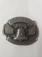 Vintage – Siskiyou Belt Buckle -America- Let Freedom Ring – 1986 U-30