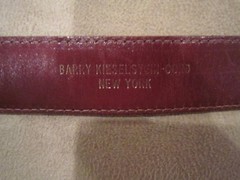Kieselstein-Cord Sterling Double Alligator Buckle W/Brown Alligator Belt Size 2