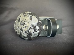 Pumice Stone Belt Buckle Archive Mixed Media Industrial Art OOAK Darren McNeese