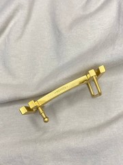 H 32mm 1.25` Belt Buckle Gold Tone Double H Replacement Buckle