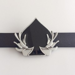 Buckle Swallows With Ace of Spade Belt Buckle Gürtelschnalle Boucle de ceinture
