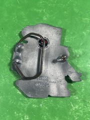 DIECUT ROBOT ART Red PEWTER BELT BUCKLE 2008 Great American Products.