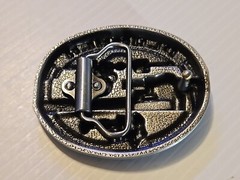 PROFESSIONAL PLUMBER PIPE WRENCH Metal Belt Buckle