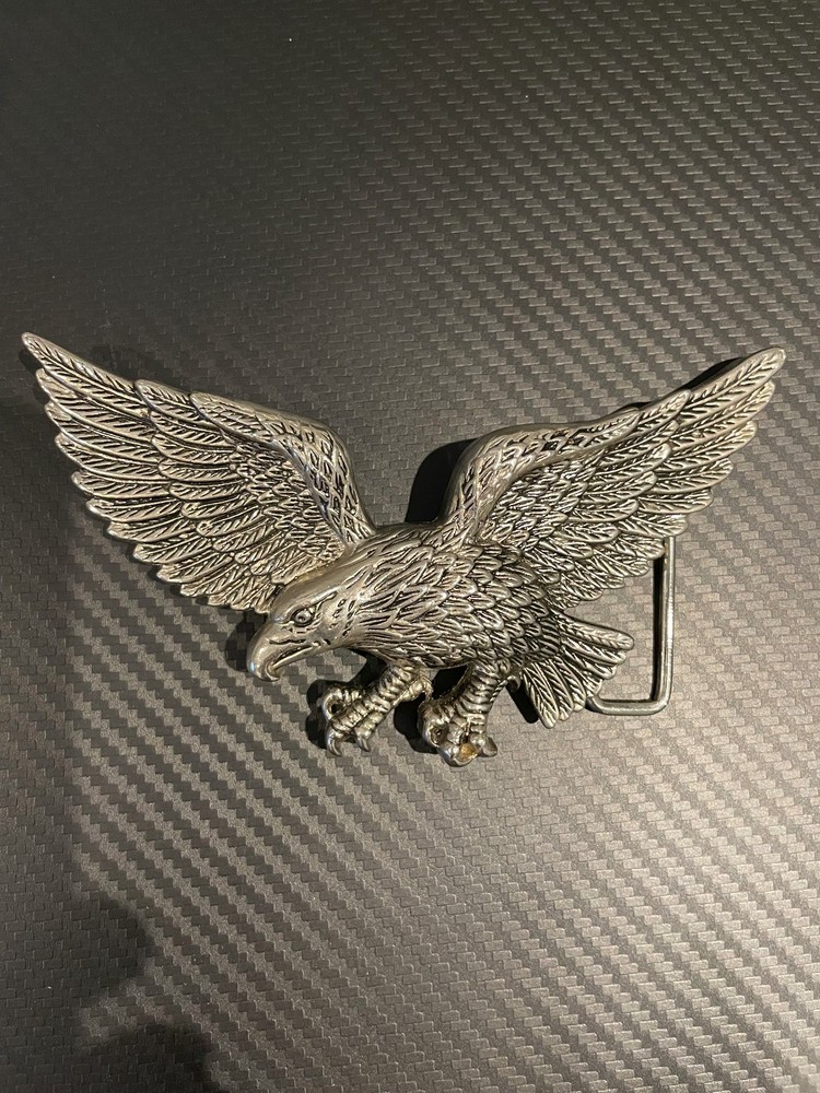 Vintage Soaring Eagle Belt Buckle Unbranded Celebrate America 250th Anniversary