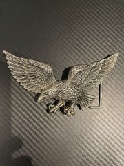 Vintage Soaring Eagle Belt Buckle Unbranded Celebrate America 250th Anniversary